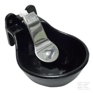 Öntöttvas itatótál rozsdamentes acél nyelvvel