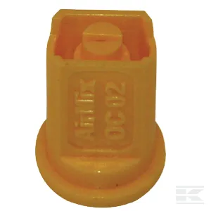 Légbeszívásos lapos sugarú fúvóka  AirMix OC 80° sárga