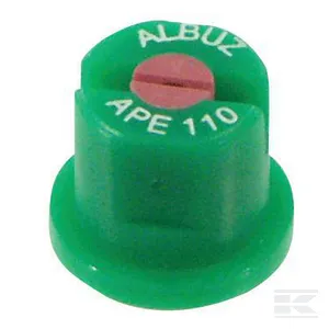 Lapos sugarú fúvóka APE 110° zöld kerámia