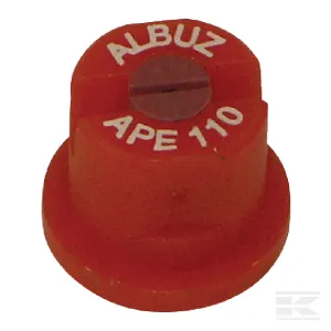 Lapos sugarú fúvóka APE 110° narancssárga kerámia