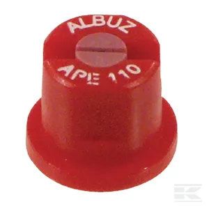 Lapos sugarú fúvóka APE 110° piros kerámia