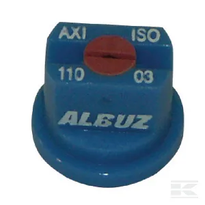 Lapossugarú fúvóka AXI 110° kék kerámia