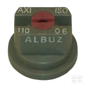 Lapossugarú fúvóka AXI 110° szürke kerámia