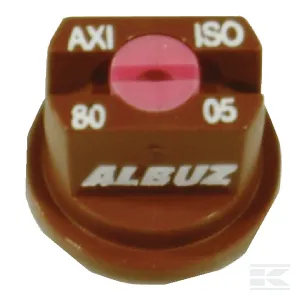 Lapossugarú fúvóka AXI 80° barna kerámia