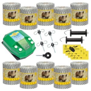 Villanypásztor alapcsomag vadállatoknak, 10000 m, 7,2 Joule