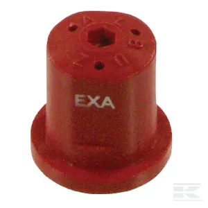 Lapos sugarú fúvóka EXA 3 lyukú piros