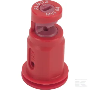 Fúvóka, MVI 150° 04, piros, kerámia, Albuz