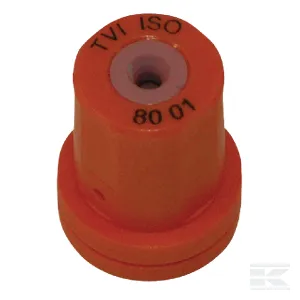 Üreges kúpos szórásképű injektorfúvóka TVI 80°, narancsszínű, kerámia