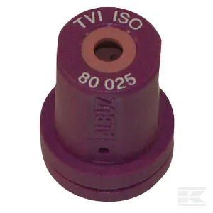 Üreges kúpos szórásképű injektorfúvóka TVI 80°, ibolya, kerámia