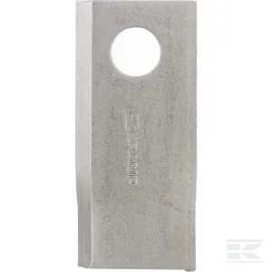 Kaszapenge jobb 106x48x4 mm, Ø19 mm-es furat