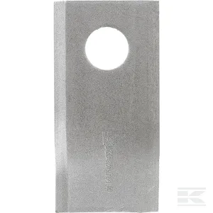 Kaszapenge bal 96x48x3 mm, Ø19 mm-es furat,