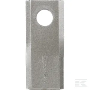 Kaszapenge bal 93x40x3 mm, Ø16,25 mm-es furat,