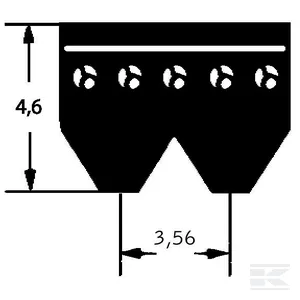 Bordásszíj 8PK1376 - Image 2