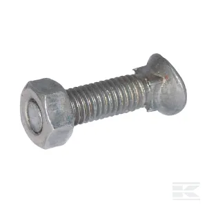 Ekecsavar anyával M12x55
